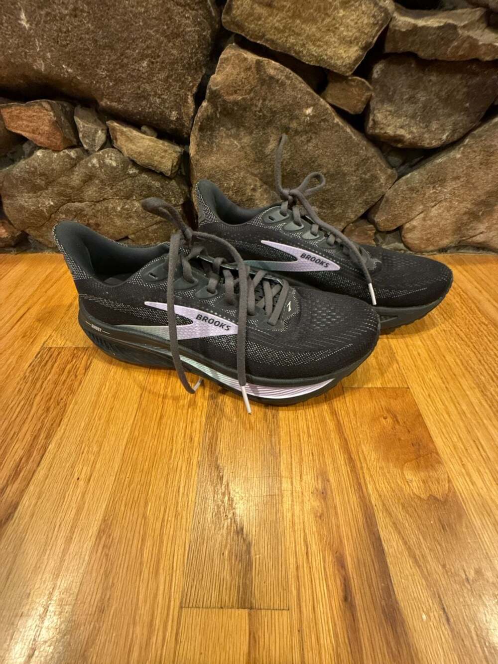 Brooks Ghost 17 Women's Running Shoes Black Purple